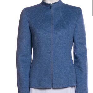 VTG Valentino Slim Blue Zip Up Blazer